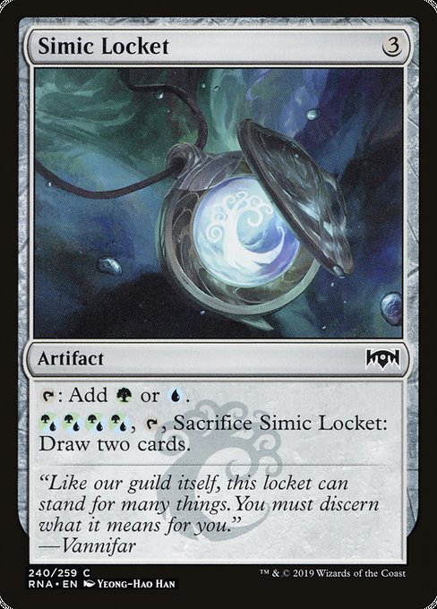 Simic Locket [Ravnica Allegiance] - Evolution TCG