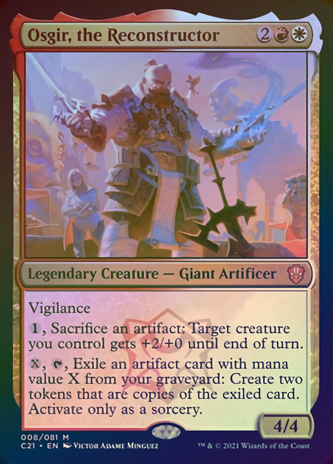 Osgir, the Reconstructor (Display Commander) [Commander 2021] - Evolution TCG