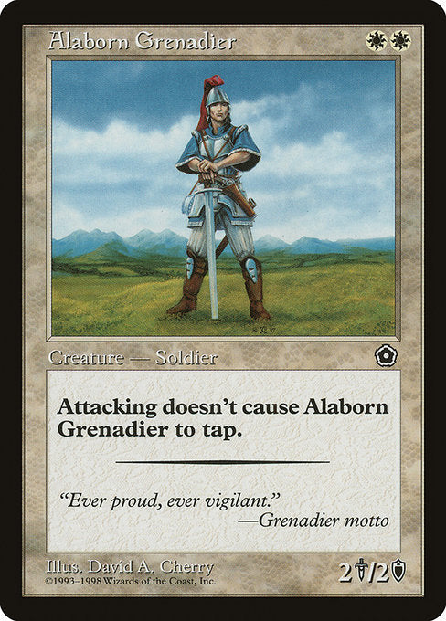Alaborn Grenadier [Portal Second Age] - Evolution TCG