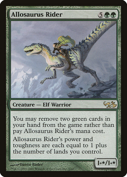 Allosaurus Rider [Duel Decks: Elves vs. Goblins] - Evolution TCG