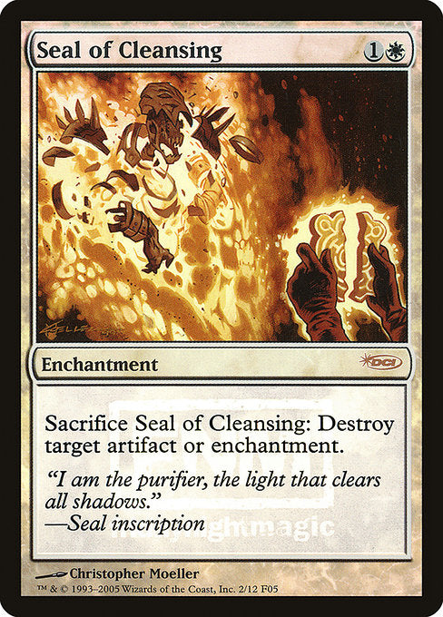 Seal of Cleansing [Friday Night Magic 2005] - Evolution TCG