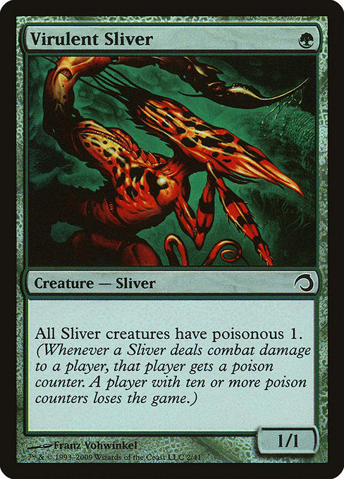 Virulent Sliver [Premium Deck Series: Slivers] - Evolution TCG