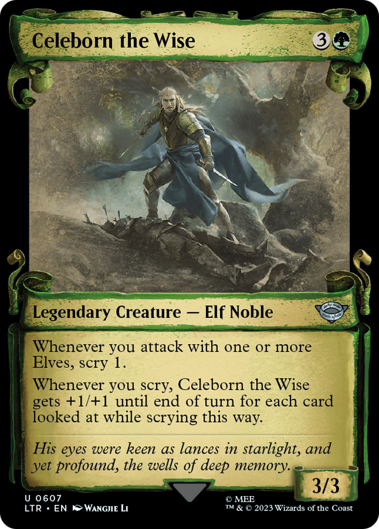 Celeborn the Wise [The Lord of the Rings: Tales of Middle-Earth Showcase Scrolls] - Evolution TCG