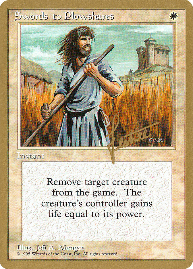 Swords to Plowshares (Bertrand Lestree) [Pro Tour Collector Set] - Evolution TCG