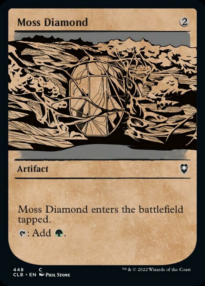 Moss Diamond (Showcase) [Commander Legends: Battle for Baldur's Gate] - Evolution TCG