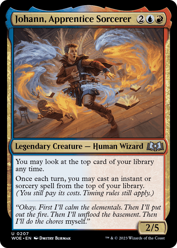 Johann, Apprentice Sorcerer [Wilds of Eldraine] - Evolution TCG