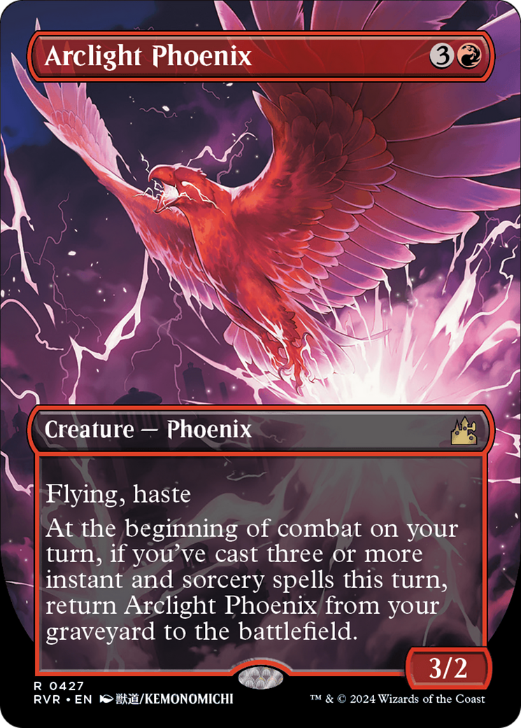 Arclight Phoenix (Anime Borderless) [Ravnica Remastered] - Evolution TCG