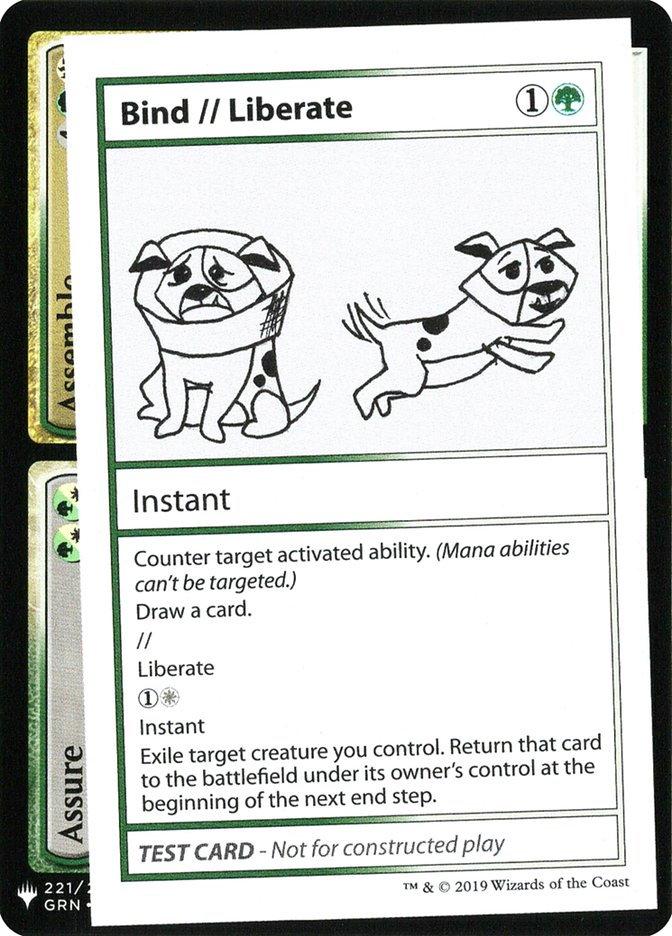 Bind // Liberate [Mystery Booster Playtest Cards] - Evolution TCG