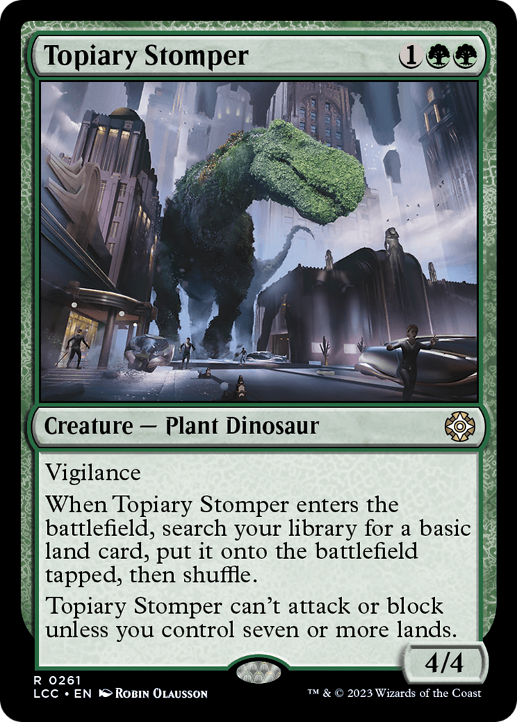 Topiary Stomper [The Lost Caverns of Ixalan Commander] - Evolution TCG