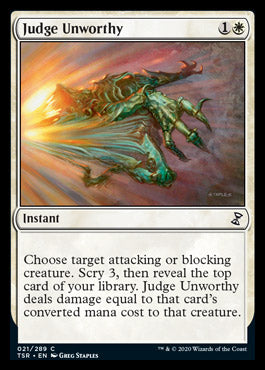 Judge Unworthy [Time Spiral Remastered] - Evolution TCG