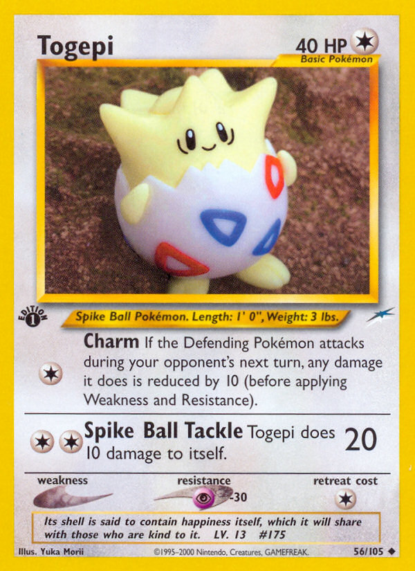 Togepi (56/105) [Neo Destiny 1st Edition] - Evolution TCG