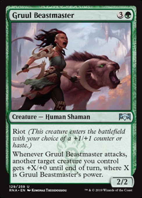 Gruul Beastmaster [Ravnica Allegiance] - Evolution TCG