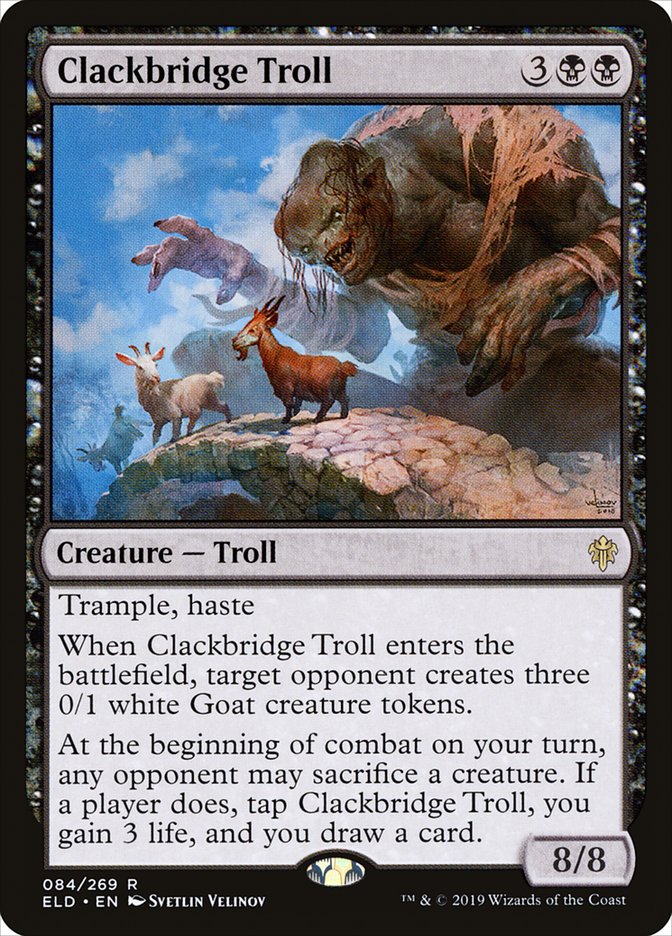 Clackbridge Troll [Throne of Eldraine] - Evolution TCG