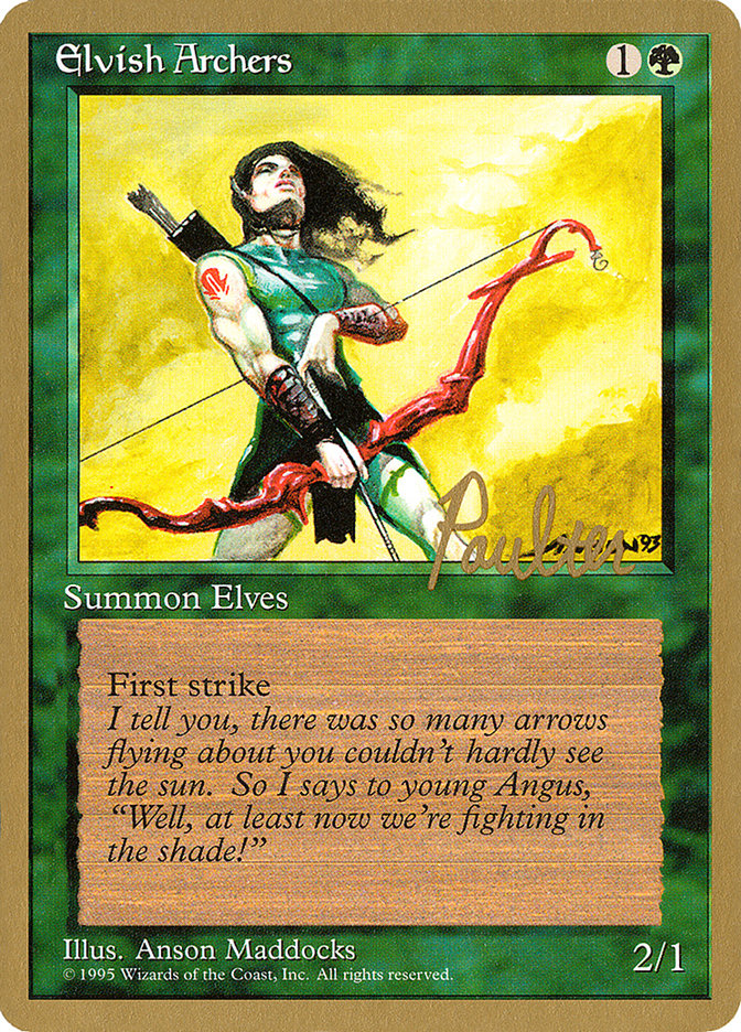 Elvish Archers (Preston Poulter) [Pro Tour Collector Set] - Evolution TCG