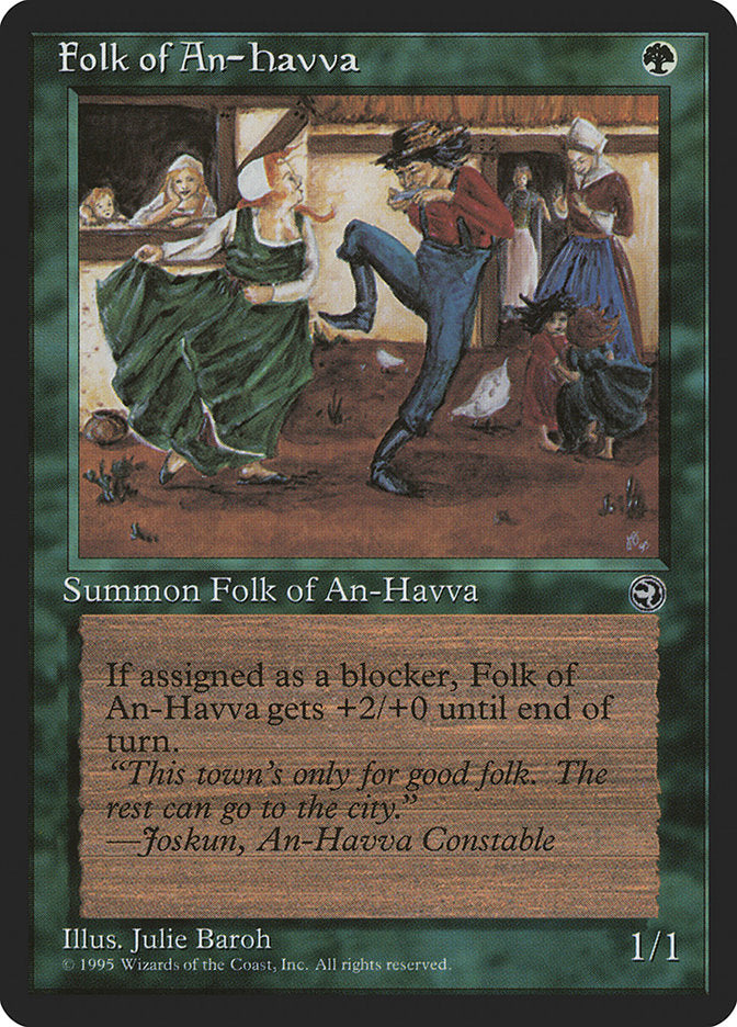 Folk of An-Havva (Joskun Flavor Text) [Homelands] - Evolution TCG