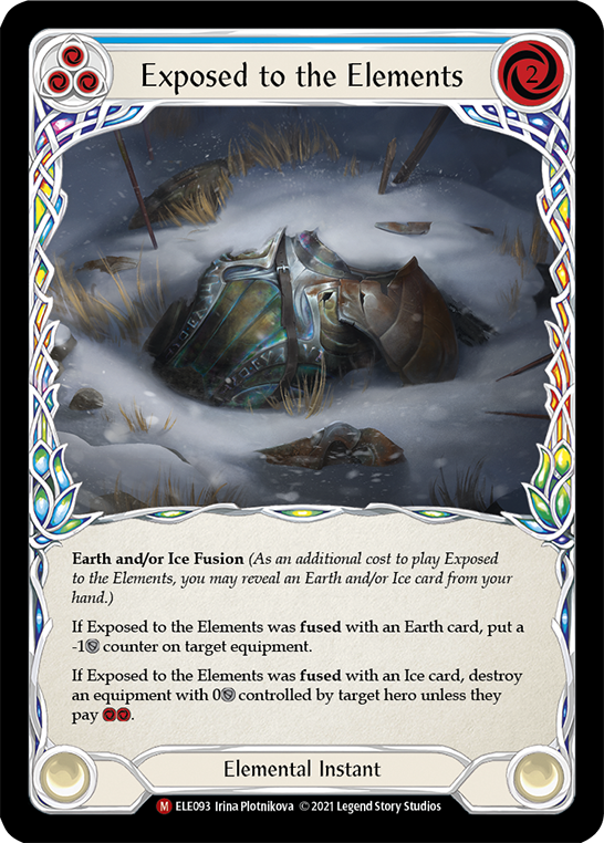 Exposed to the Elements [ELE093] (Tales of Aria)  1st Edition Normal - Evolution TCG