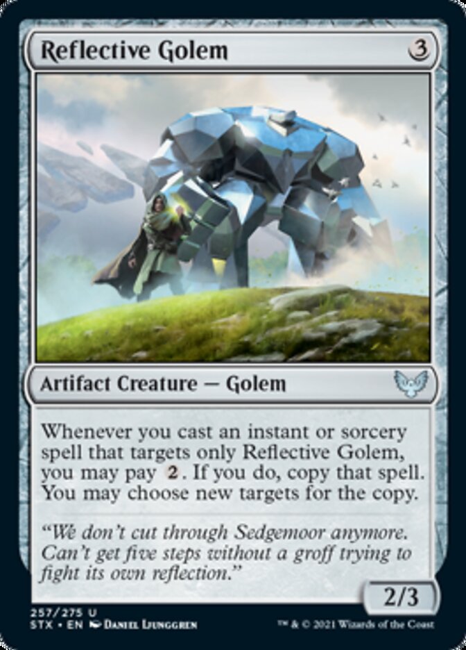 Reflective Golem [Strixhaven: School of Mages] - Evolution TCG