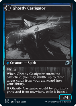 Covetous Castaway // Ghostly Castigator [Innistrad: Double Feature] - Evolution TCG