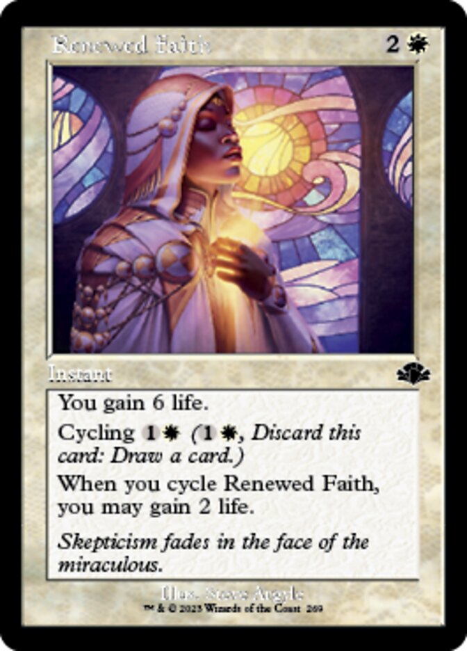 Renewed Faith (Retro) [Dominaria Remastered] - Evolution TCG