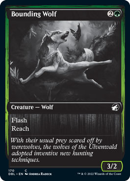 Bounding Wolf [Innistrad: Double Feature] - Evolution TCG