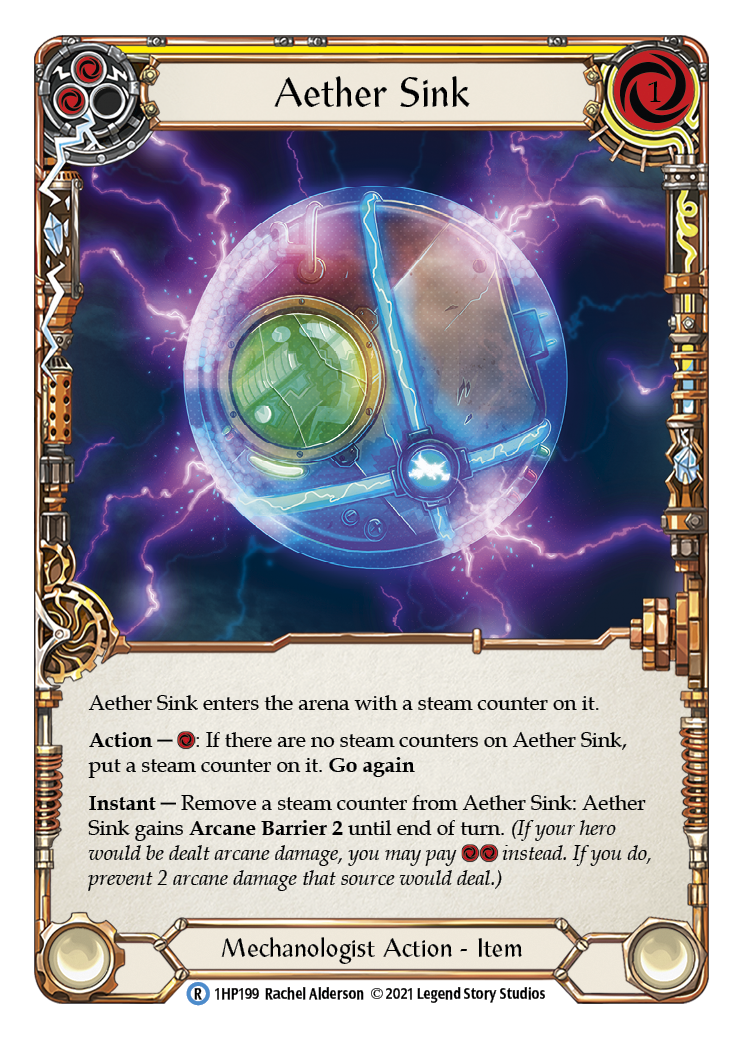 Aether Sink [1HP199] (History Pack 1) - Evolution TCG