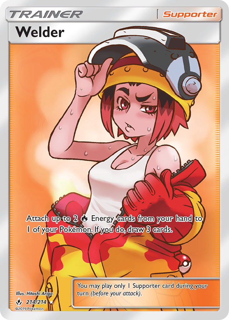 Welder (214/214) [Sun & Moon: Unbroken Bonds] - Evolution TCG