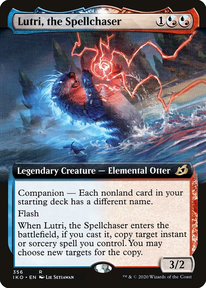 Lutri, the Spellchaser (Extended Art) [Ikoria: Lair of Behemoths] - Evolution TCG