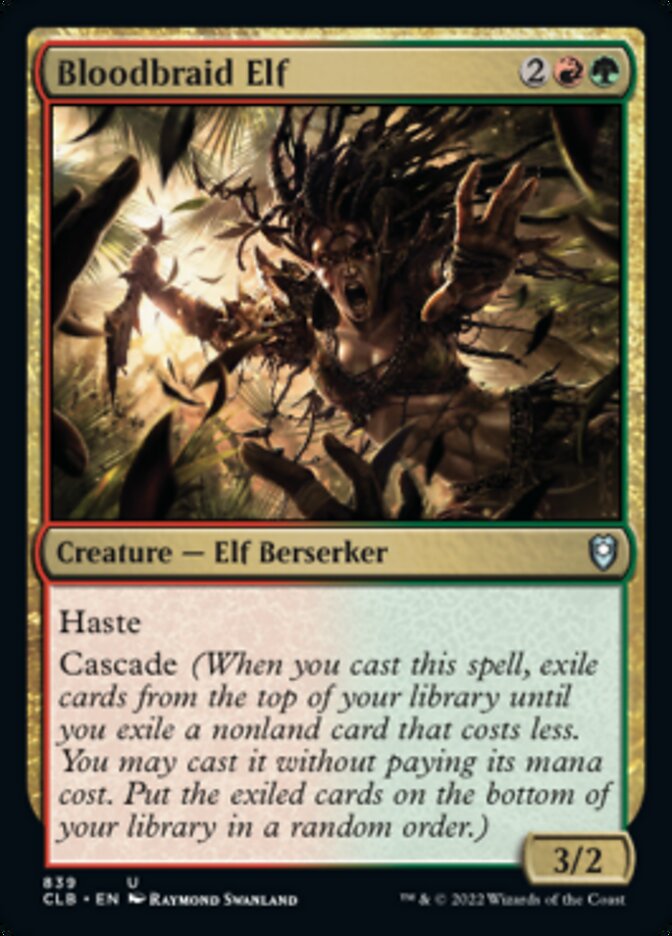 Bloodbraid Elf [Commander Legends: Battle for Baldur's Gate] - Evolution TCG