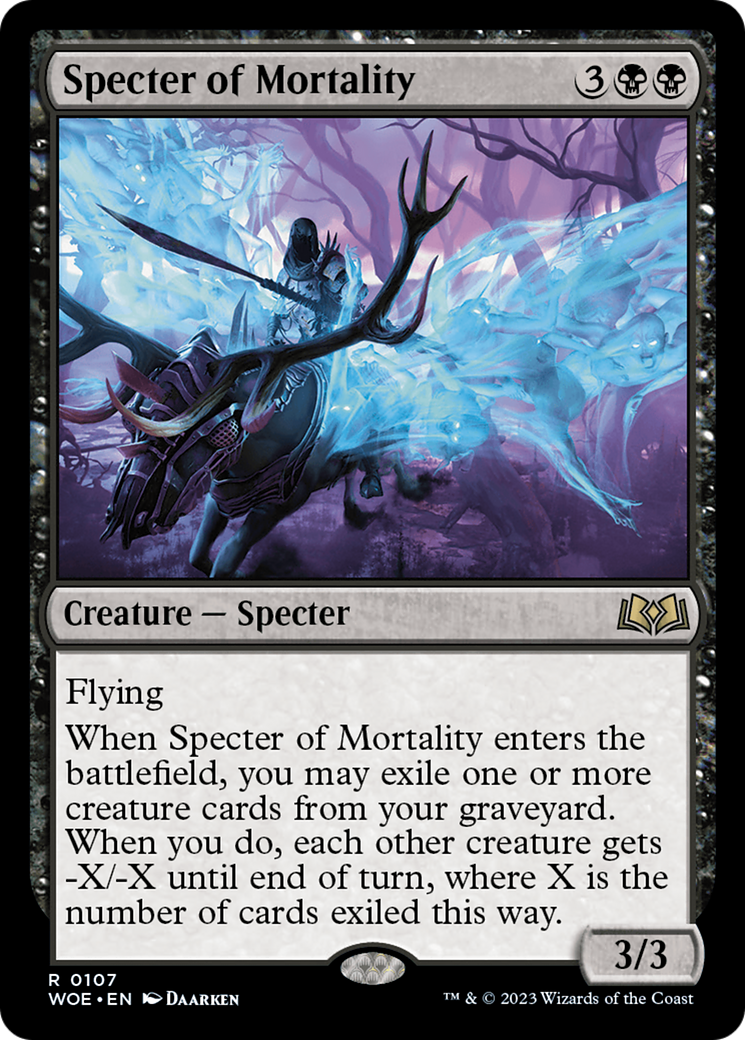 Specter of Mortality [Wilds of Eldraine] - Evolution TCG