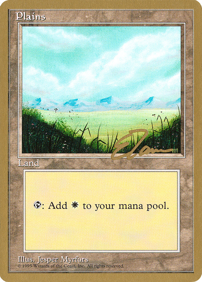 Plains (et366) (Eric Tam) [Pro Tour Collector Set] - Evolution TCG