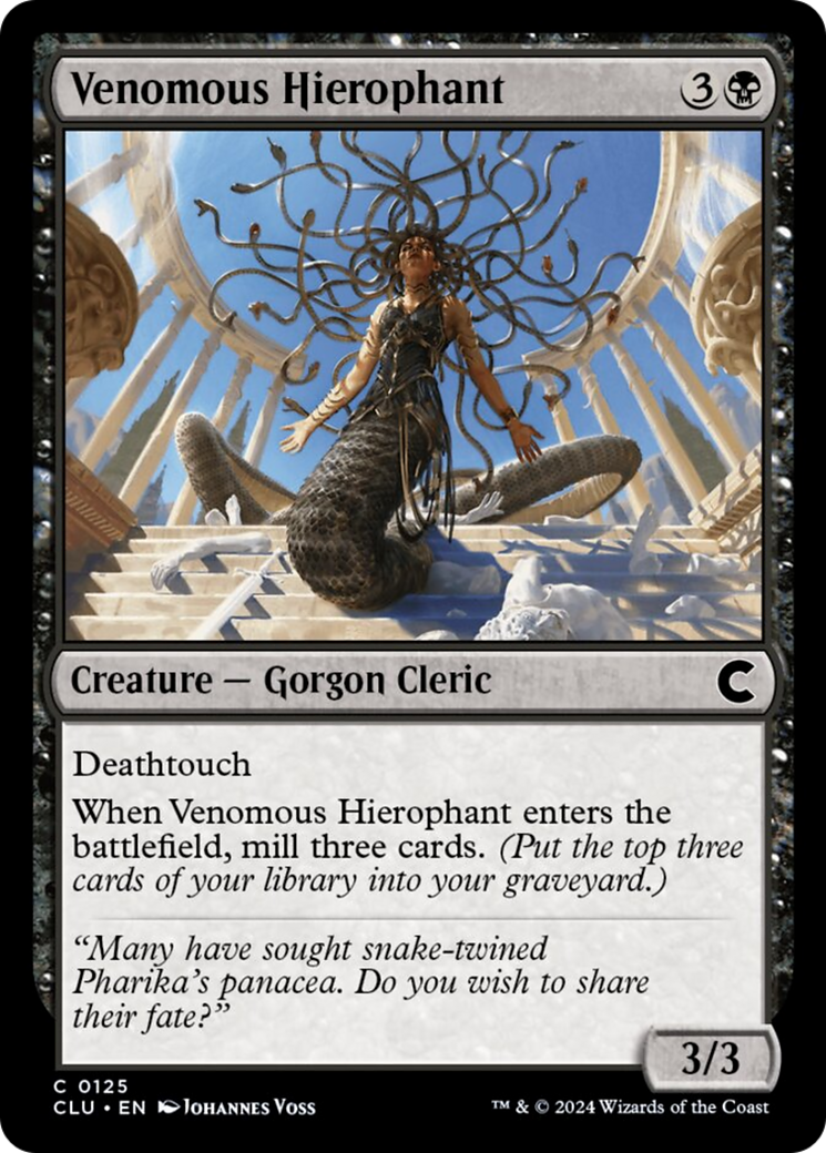 Venomous Hierophant [Ravnica: Clue Edition] - Evolution TCG