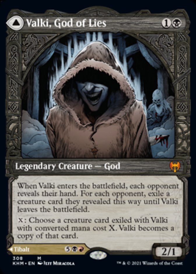 Valki, God of Lies // Tibalt, Cosmic Impostor (Showcase) [Kaldheim] - Evolution TCG