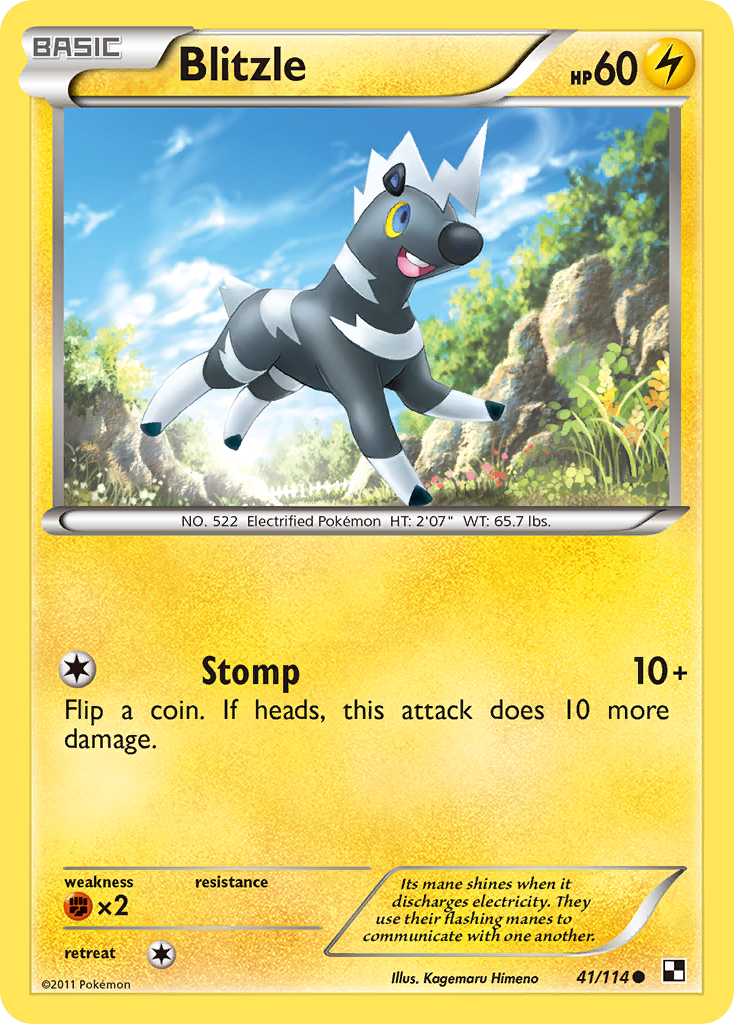 Blitzle (41/114) [Black & White: Base Set] - Evolution TCG