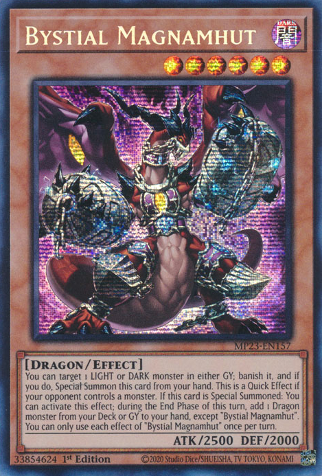 Bystial Magnamhut [MP23-EN157] Prismatic Secret Rare - Evolution TCG