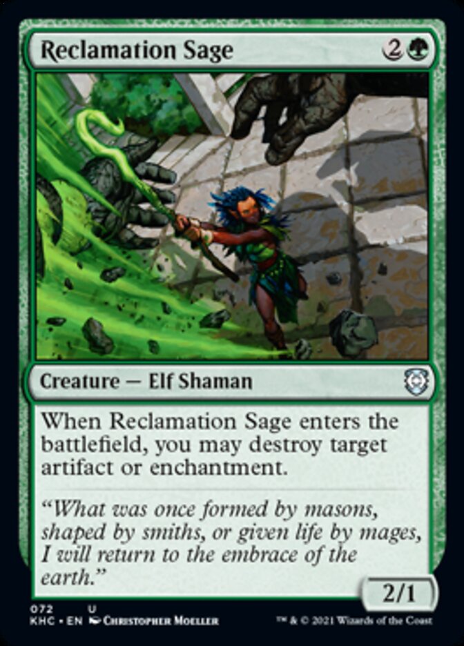 Reclamation Sage [Kaldheim Commander] - Evolution TCG