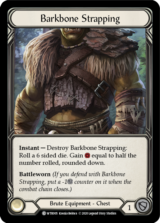 Barkbone Strapping [U-WTR005] (Welcome to Rathe Unlimited)  Unlimited Normal - Evolution TCG