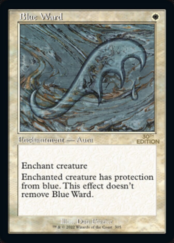 Blue Ward (Retro) [30th Anniversary Edition] - Evolution TCG