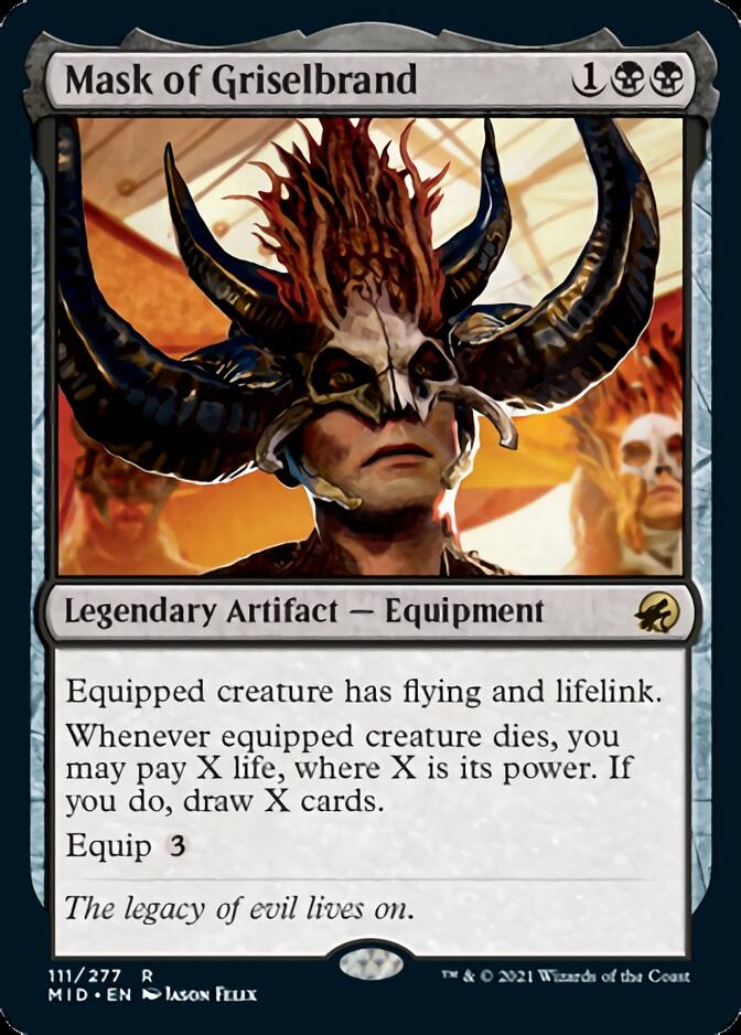 Mask of Griselbrand [Innistrad: Midnight Hunt] - Evolution TCG