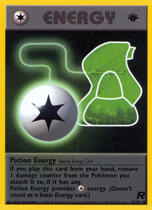 Potion Energy (82/82) [Team Rocket 1st Edition] - Evolution TCG
