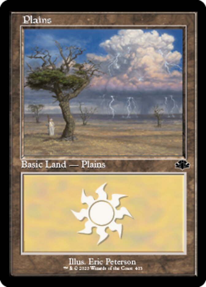 Plains (403) (Retro) [Dominaria Remastered] - Evolution TCG