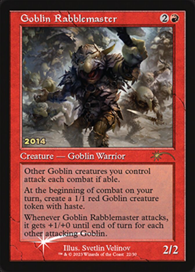 Goblin Rabblemaster [30th Anniversary Promos] - Evolution TCG