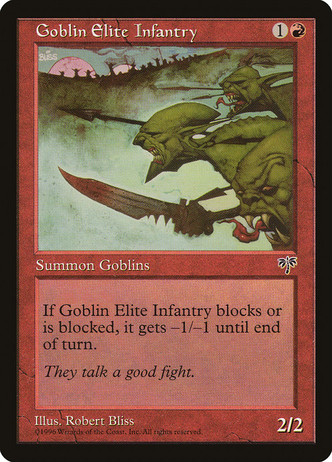 Goblin Elite Infantry [Mirage] - Evolution TCG