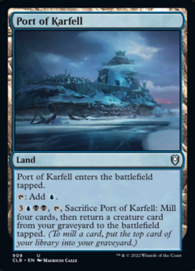 Port of Karfell [Commander Legends: Battle for Baldur's Gate] - Evolution TCG