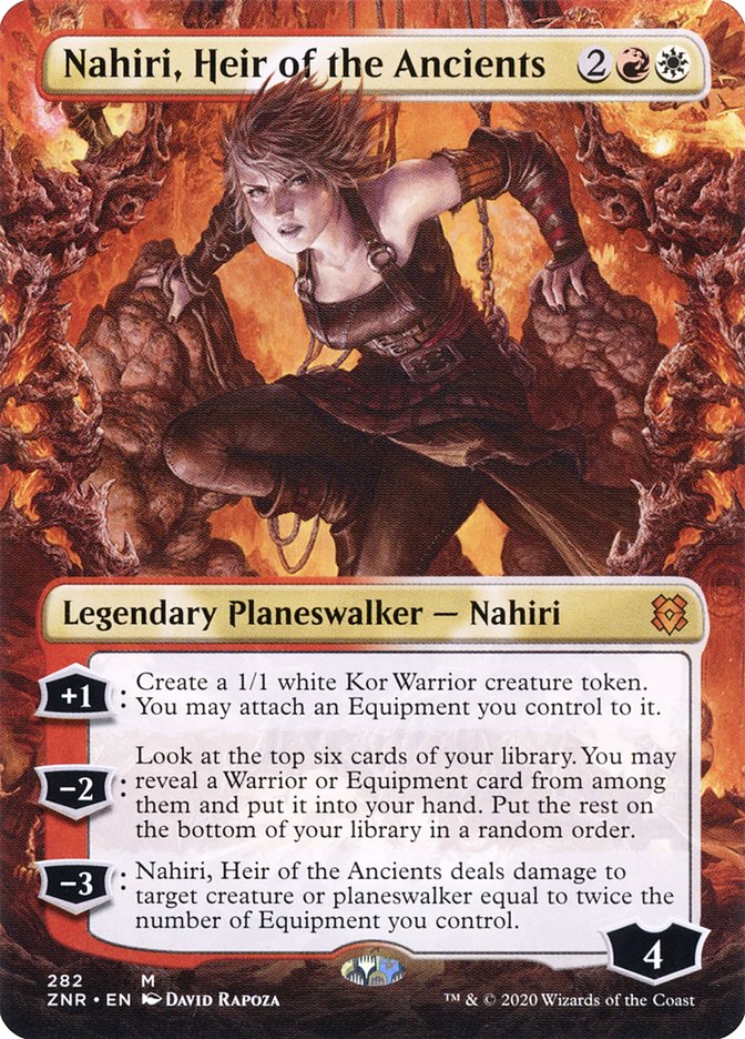 Nahiri, Heir of the Ancients (Borderless) [Zendikar Rising] - Evolution TCG