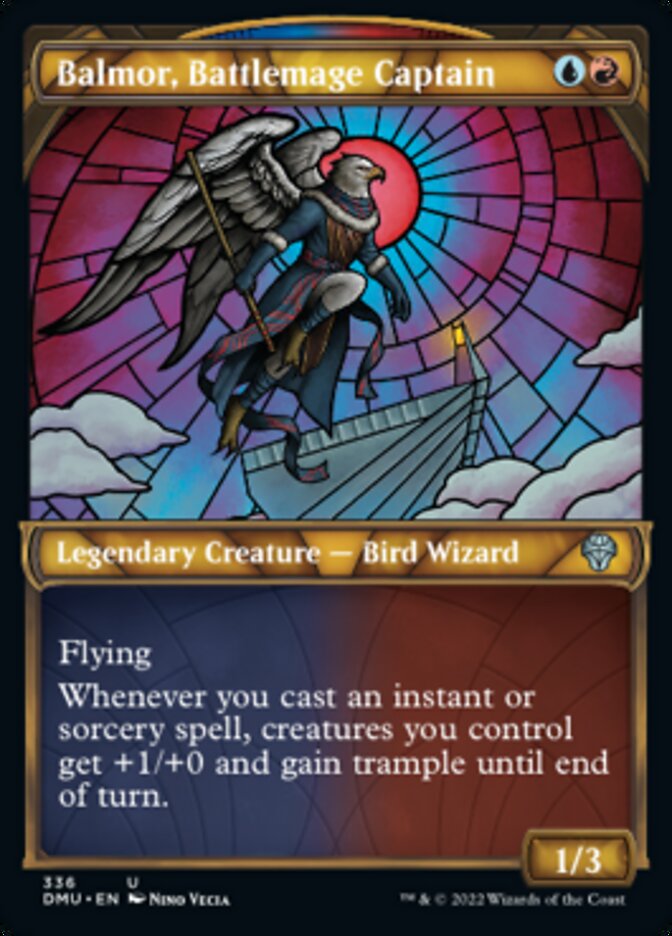 Balmor, Battlemage Captain (Showcase Textured) [Dominaria United] - Evolution TCG