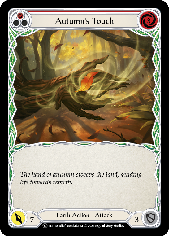 Autumn's Touch (Red) [U-ELE128] (Tales of Aria Unlimited)  Unlimited Normal - Evolution TCG
