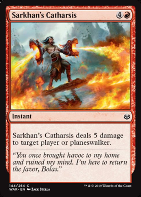 Sarkhan's Catharsis [War of the Spark] - Evolution TCG