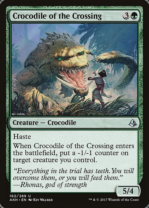 Crocodile of the Crossing [Amonkhet] - Evolution TCG