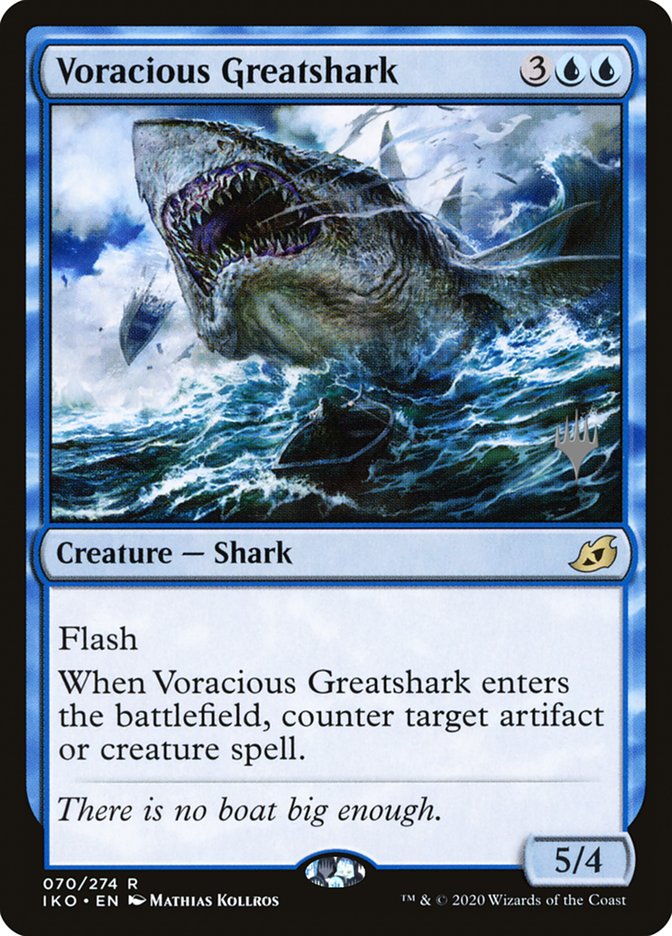 Voracious Greatshark (Promo Pack) [Ikoria: Lair of Behemoths Promos] - Evolution TCG