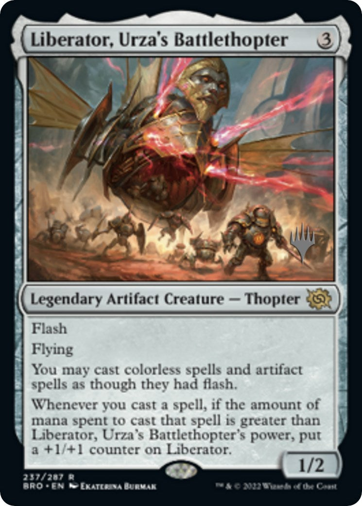 Liberator, Urza's Battlethopter (Promo Pack) [The Brothers' War Promos] - Evolution TCG